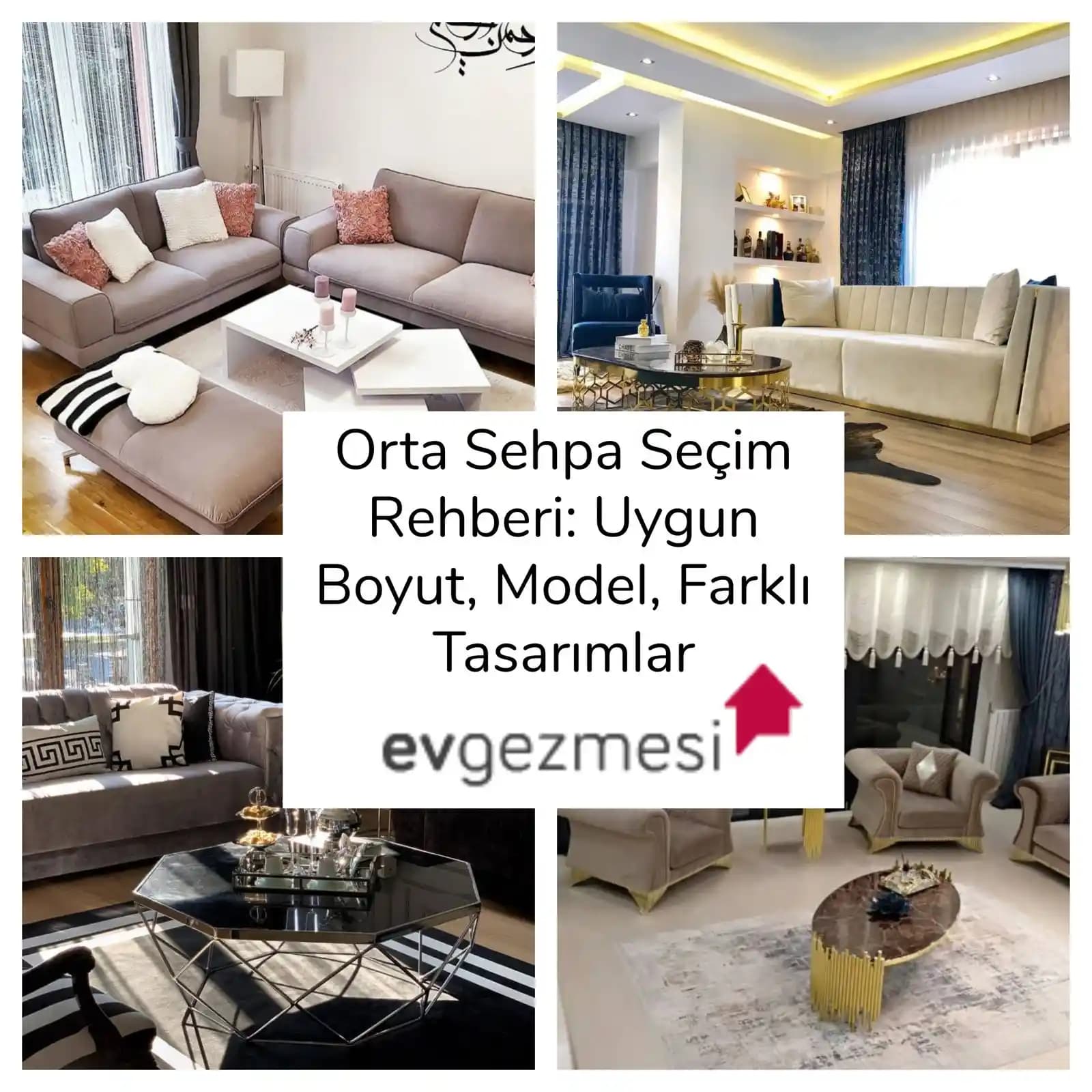 Modern Dekorasyonda Uygun Orta Sehpa Seçimi ve En Yeni Modeller Rehberi