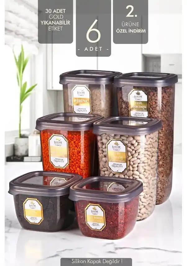 Modern evler için çoklu saklama kapları: fonksiyonellik ve estetiğin uyumu