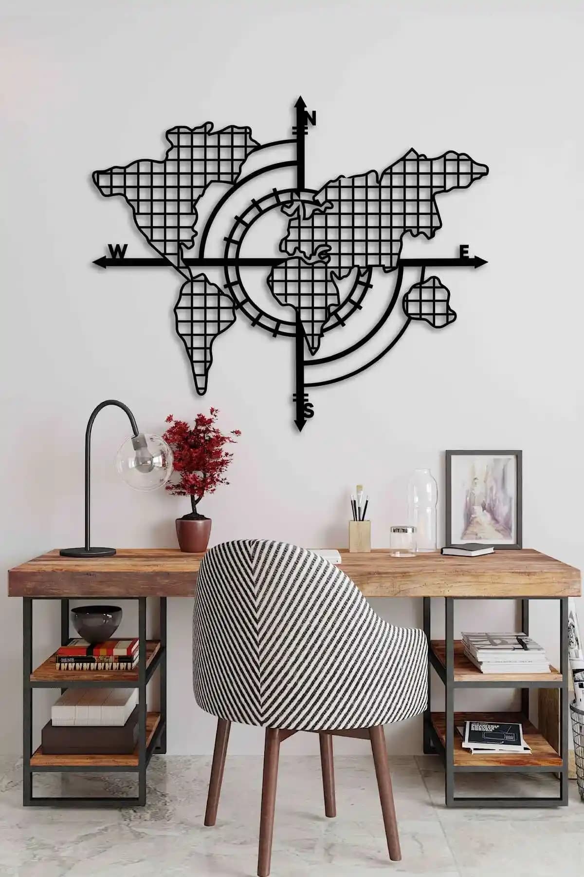 Modern Evler İçin Dünya Haritası Dekorları: Estetik ve Fonksiyonelliğin Buluşması