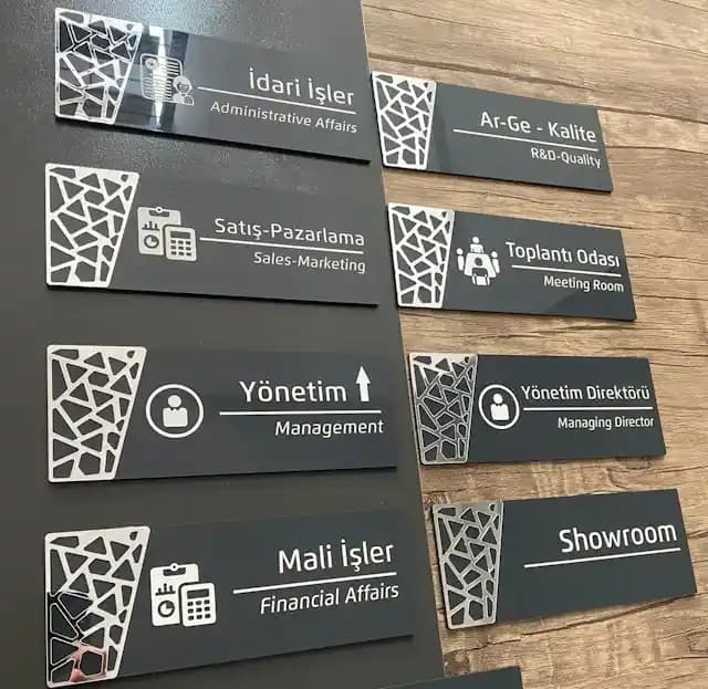 Modern Kapı İsimlikleri: Estetik ve Dayanıklılığı Bir Arada Sunan Tasarım Çözümleri