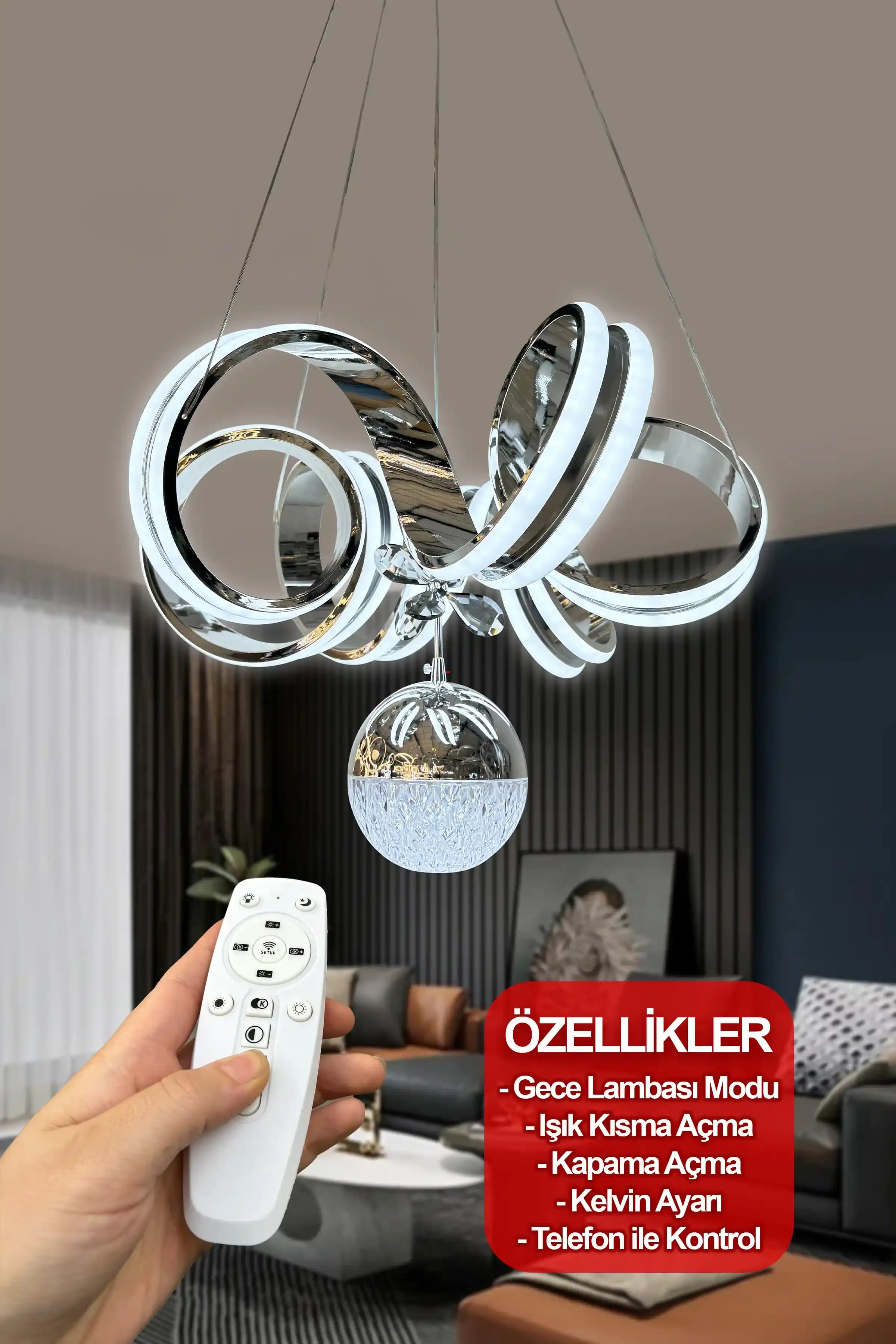 Modern LED Avize Dekorasyon Çözümleri ile İç Mekanlara Şıklık Katın