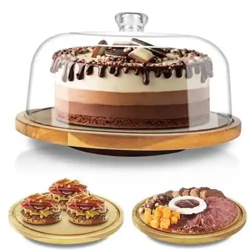 Modern mutfaklar için fonksiyonel ve şık kek fanusu tasarımları ve kullanım alanları