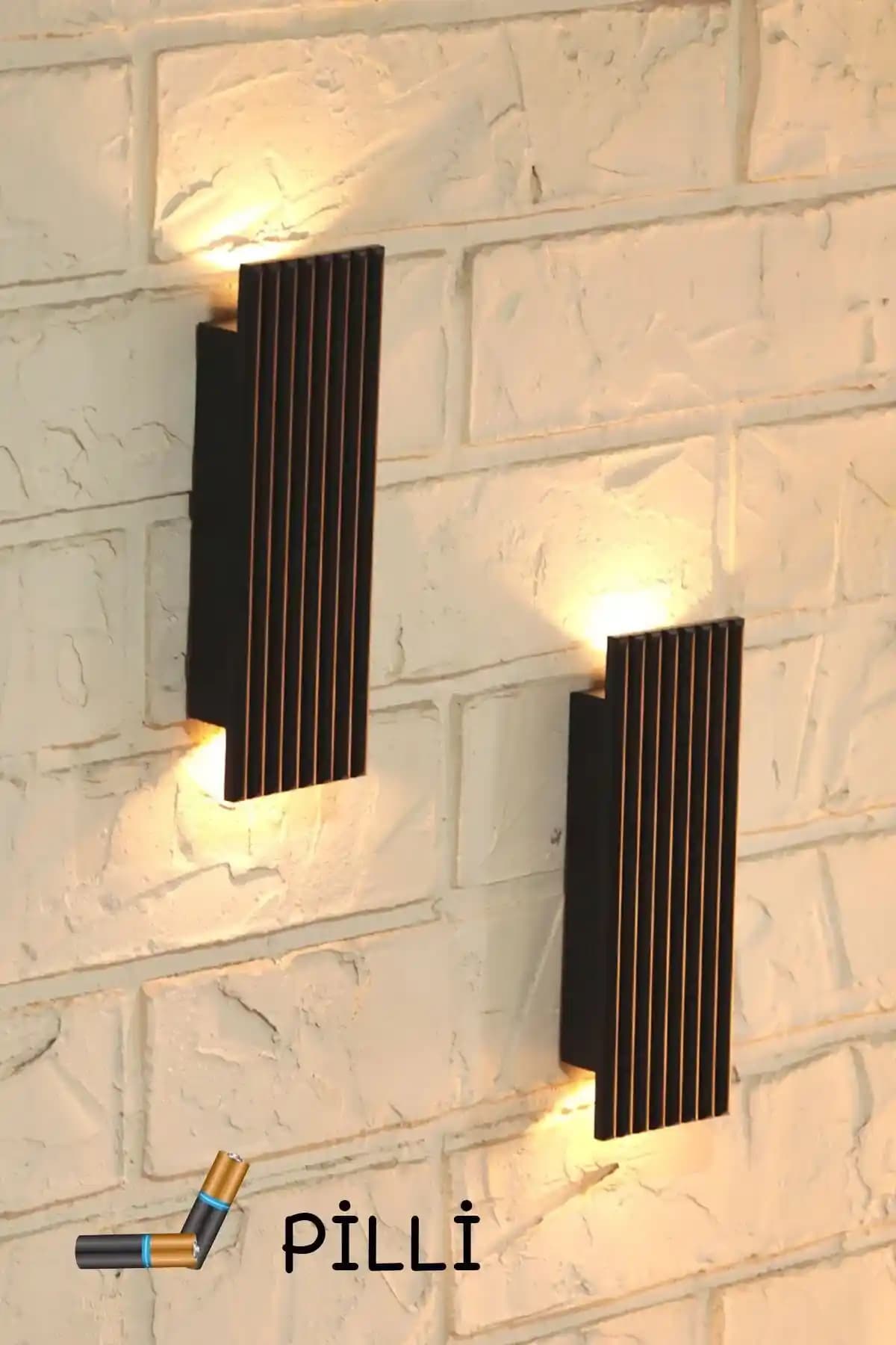 Modern Pilli Duvar Dekoratif Lambası: Estetik ve Pratik Çözümlerle İç Mekanları Yenileyin
