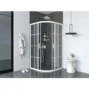 Modern Profil ve Beyaz Renk Seçenekleriyle Estetik ve Fonksiyonel Duşakabin Tasarımı