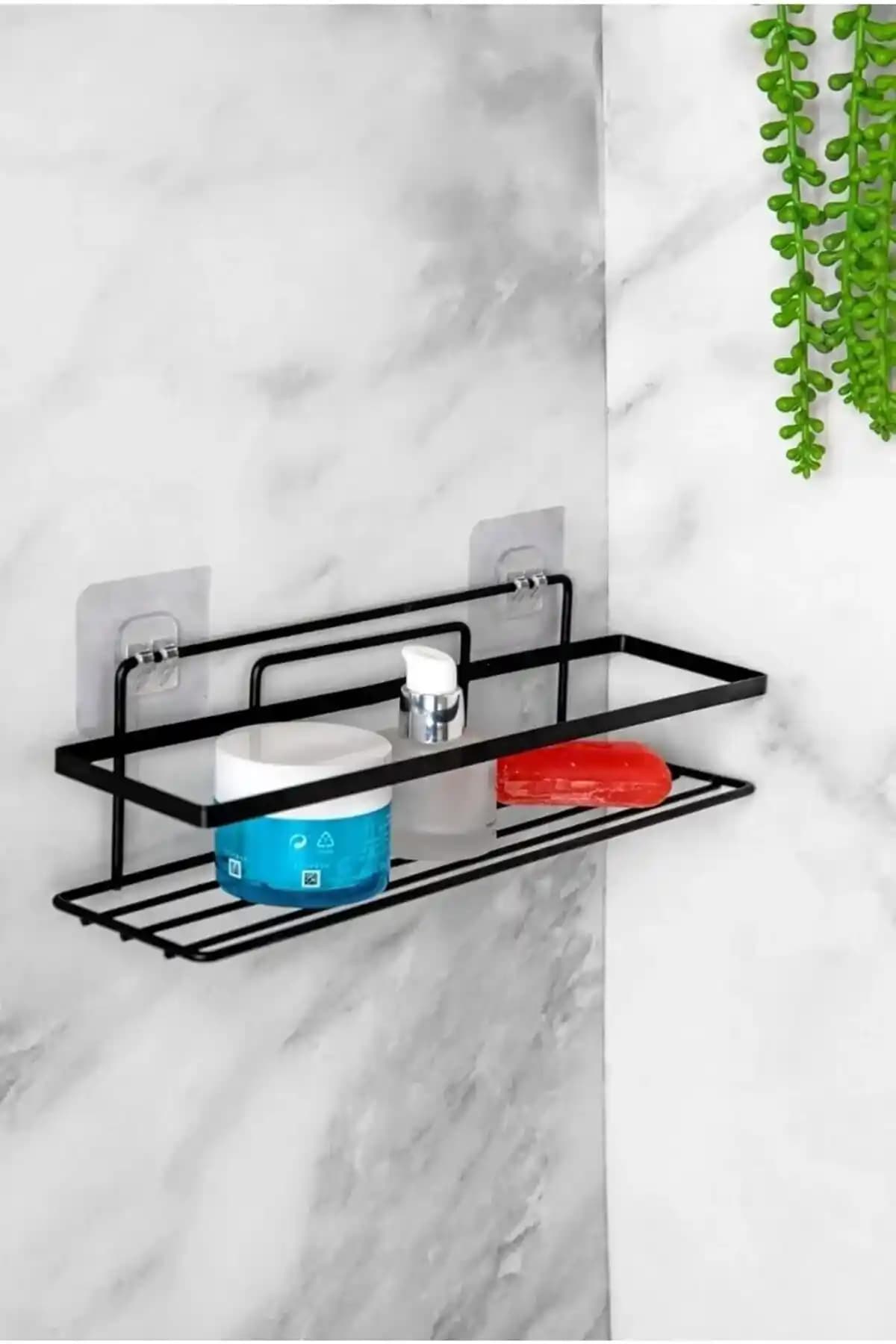 Modern Yapışkanlı Duş Rafları ile Banyonuzu Şık ve Fonksiyonel Hale Getirin