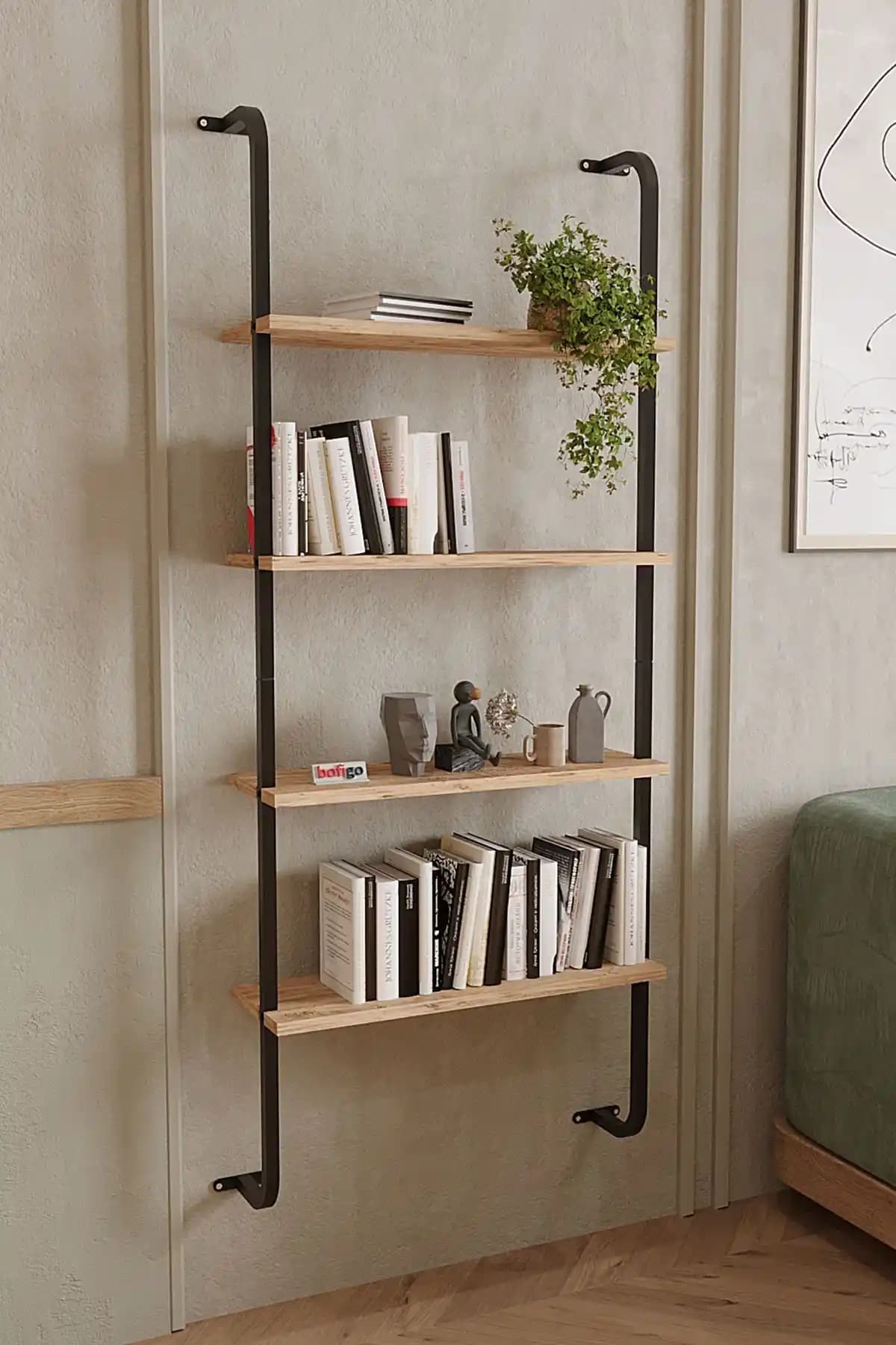 Modüler Duvara Monte Kitaplıklar: Modern Tasarım ve Fonksiyonelliğin Buluşması