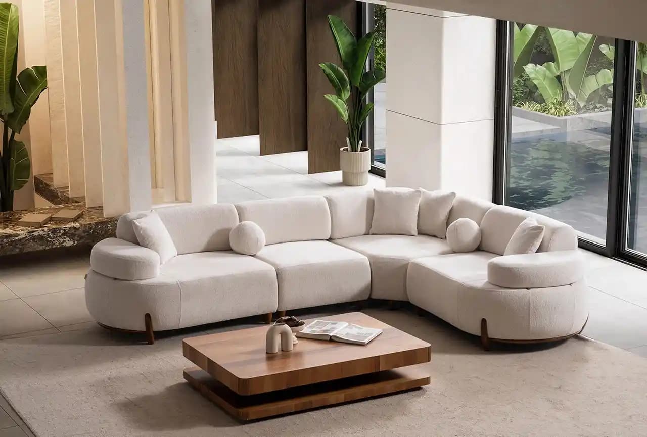 Modüler Modern Köşe Koltuk Tasarımı: Esnek ve Estetik Çözümlerle Günümüz Mekanlarına Uygun