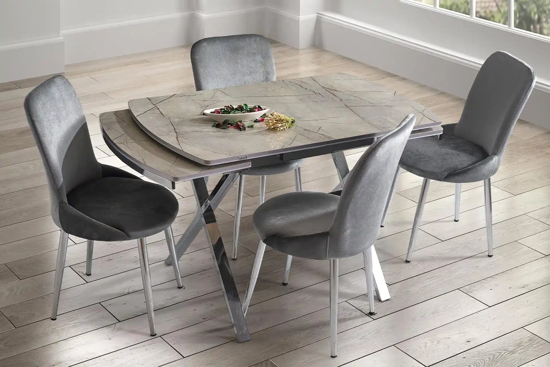 Mutfakta Şık ve Fonksiyonel Açılır Masa ve Sandalyeler: Modern Tasarım ve Malzeme Seçenekleri