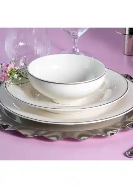 Platin Detaylı Porselen Koleksiyonu: Zarif Tasarım ve Estetik Birlikteliği