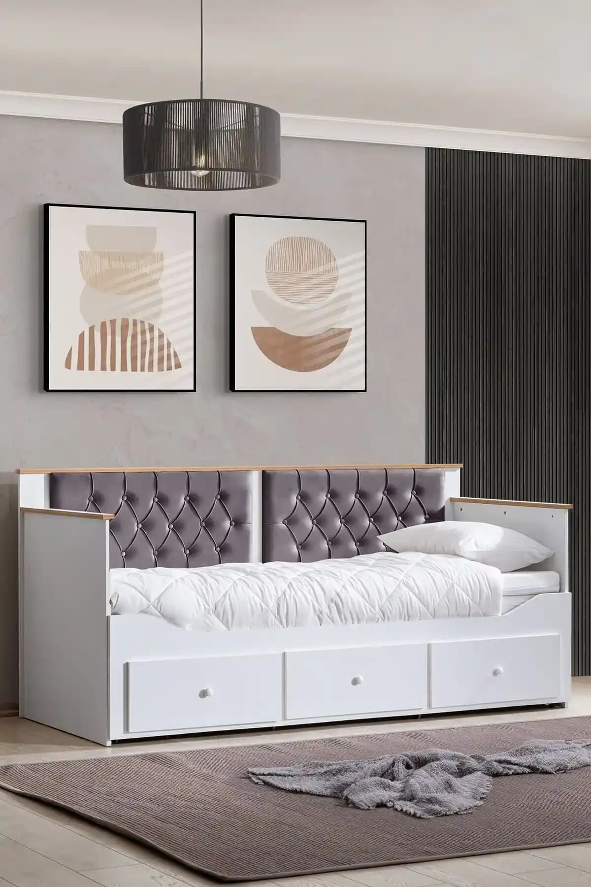 Setay yavrulu karyola ve soft yatak ile çocuk ve genç odalarında güvenlik ve estetiğin birleşimi