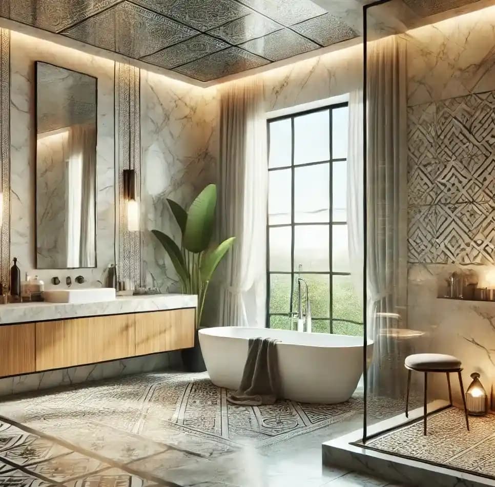 Şık ve Dayanıklı Banyo Tasarımı İçin Malzeme Seçimi ve Tasarım İpuçları