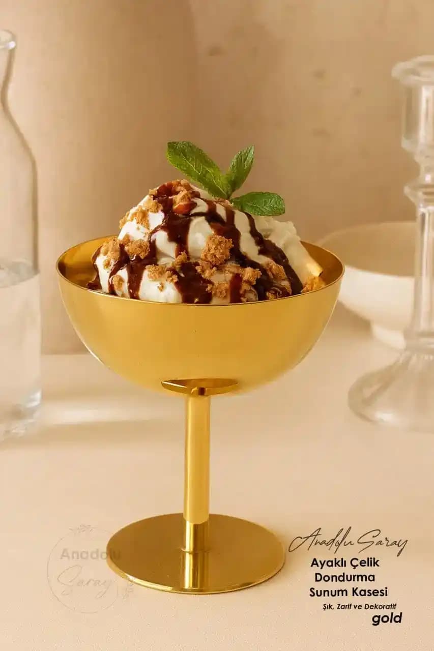 Şık ve Detaylı Ev Dondurma Kaseleri ile Dekorasyonunuza Zarif Dokunuşlar Ekleyin