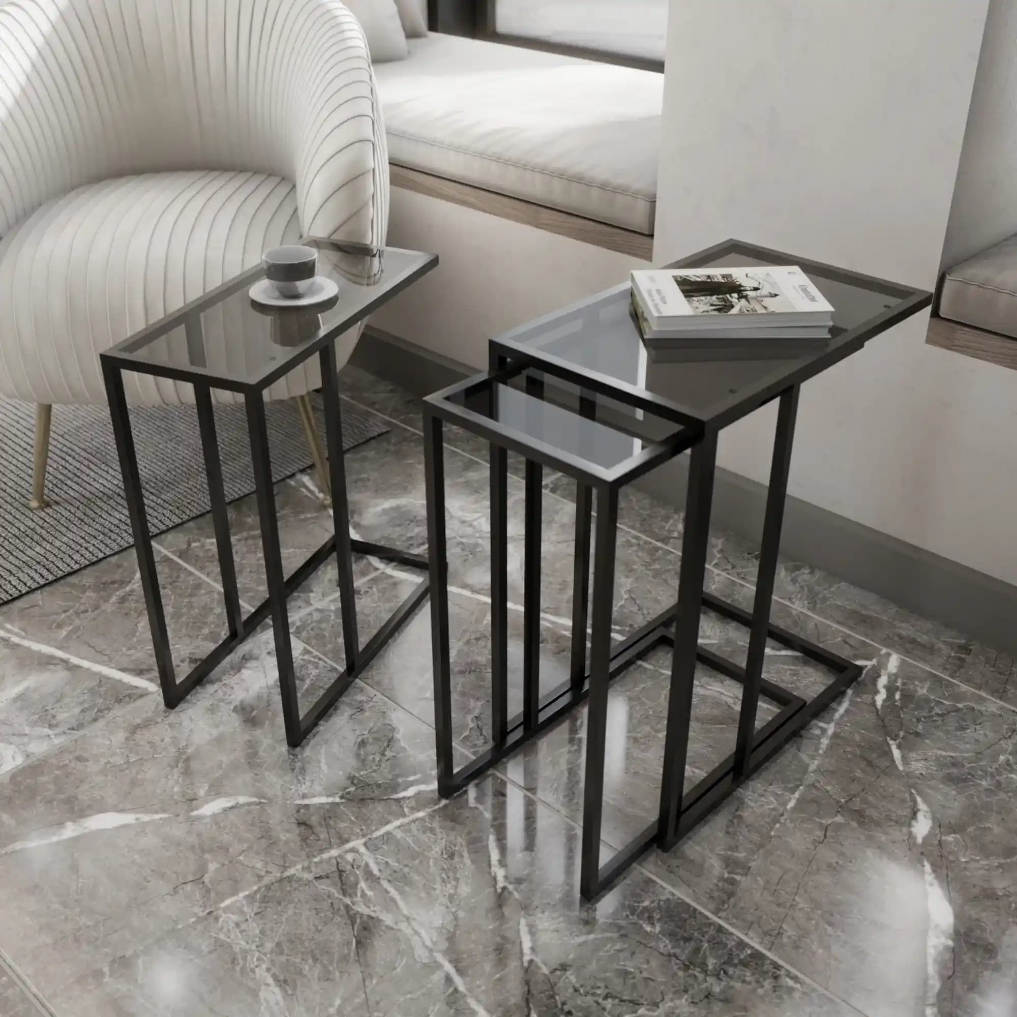 Siyah C Sehpa Modelleri ve Dekorasyonda Şıklık ile Fonksiyonellik İpuçları