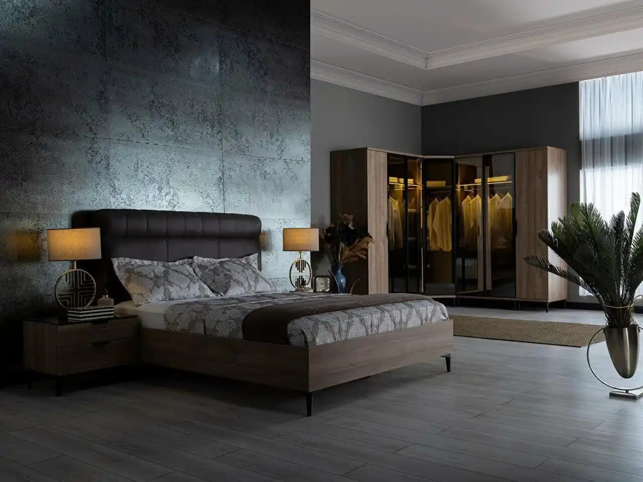 Siyah Renkli Yatak Odası Tasarımıyla Modern ve Şık Bir Atmosfer Yaratın