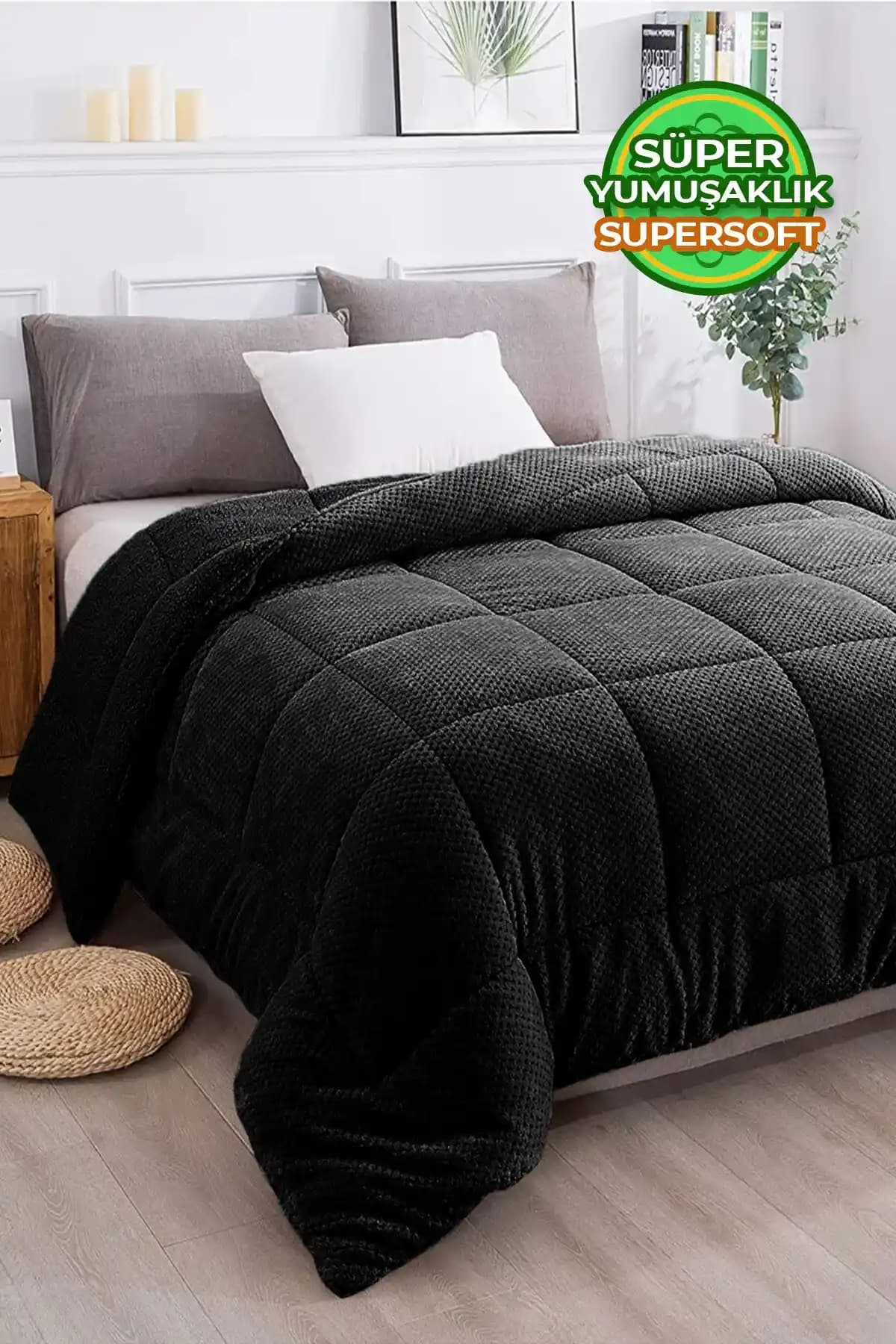 Siyah Yorğan Modelleri: Modern ve Şık Yatak Örtüsü Seçenekleri