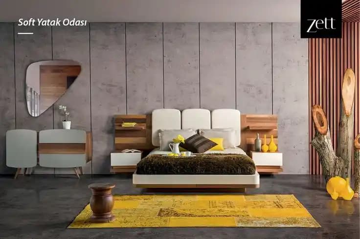 Soft Yatak ve Fonksiyonel Karyola Kombinasyonu ile Konfor ve İşlevsellik Sağlayan Yatak Odası Çözümleri