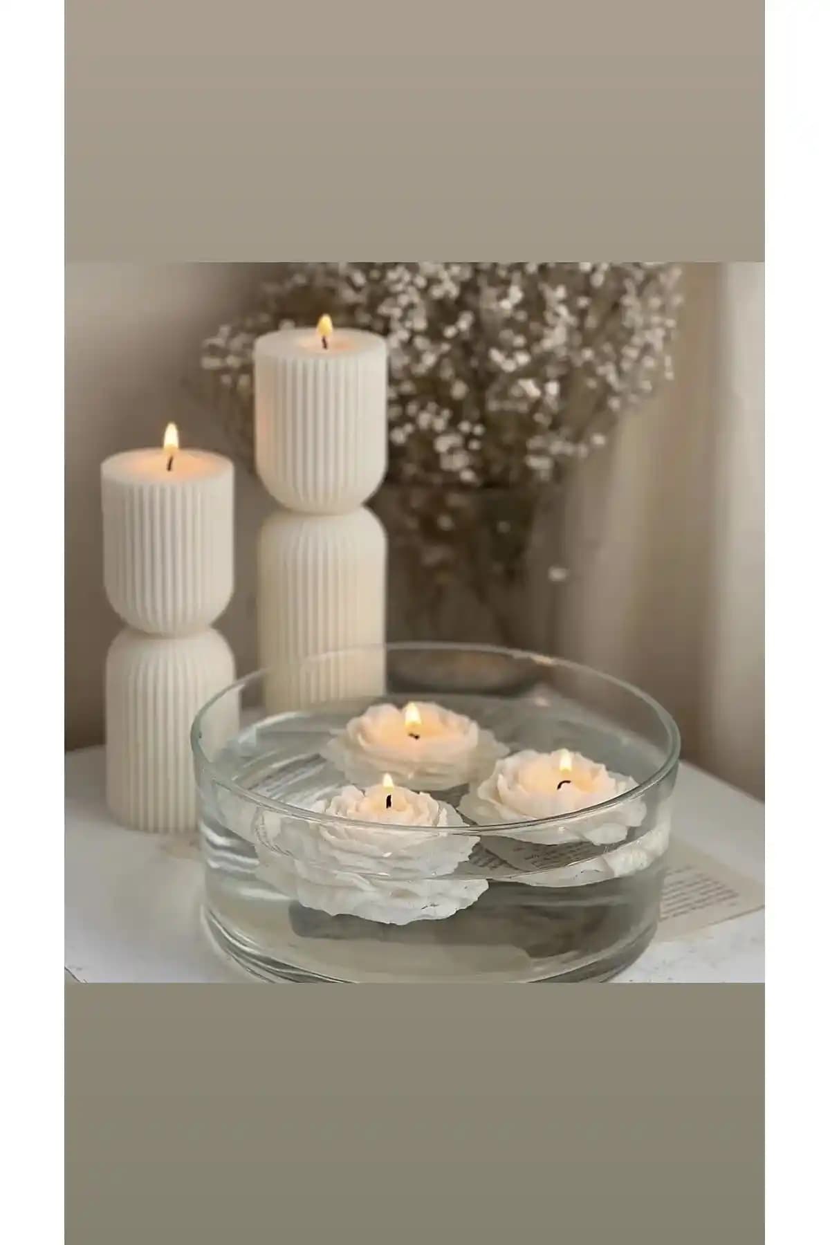 Suda Yüzen Mum Kaseleri ile İç Mekan Dekorasyonunda Zarif ve Huzurlu Atmoslar Yaratın