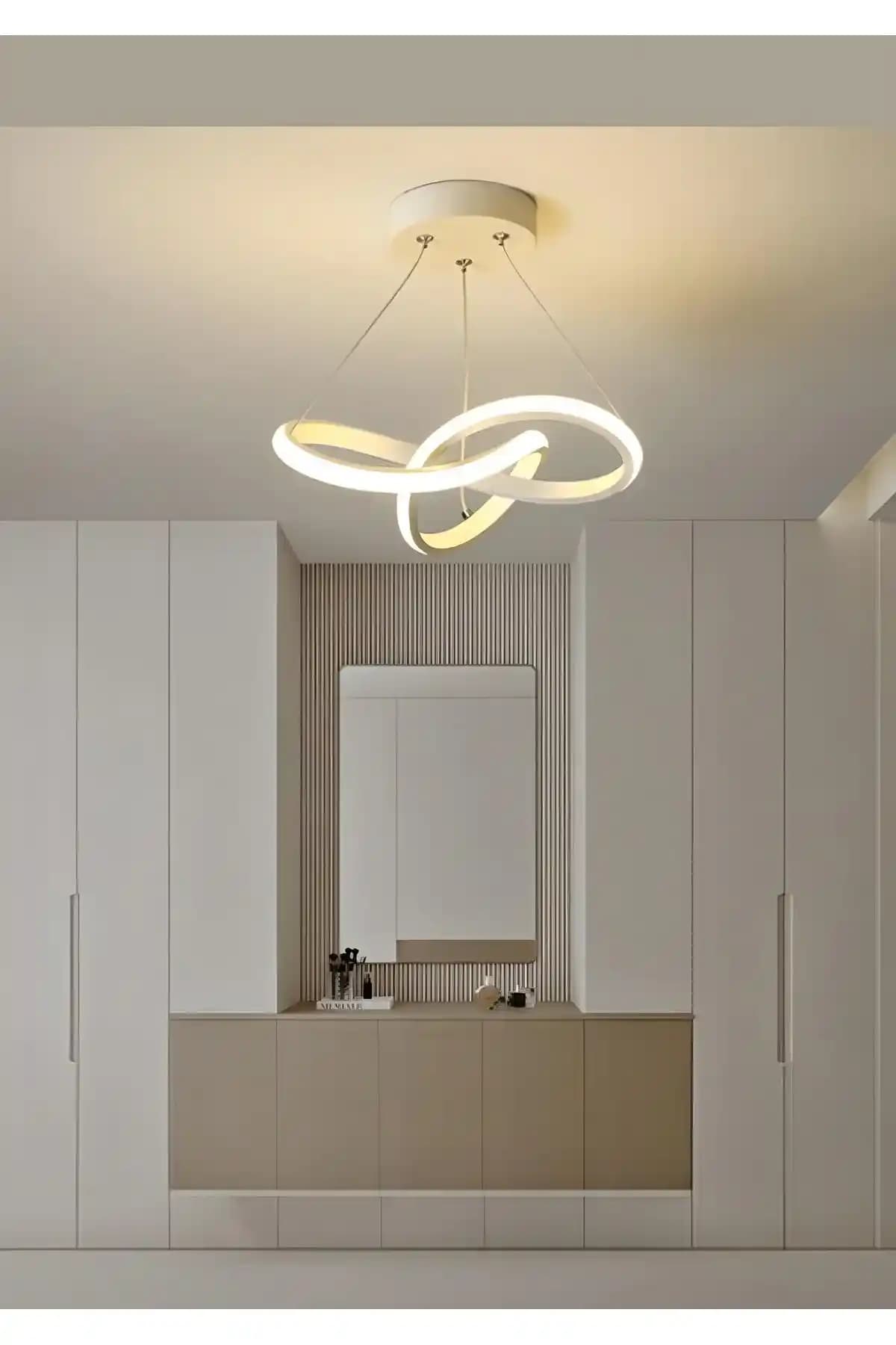 Tekli LED Avize Dekorasyon Fikirleri Modern ve Şık İç Mekan Aydınlatma Seçenekleri