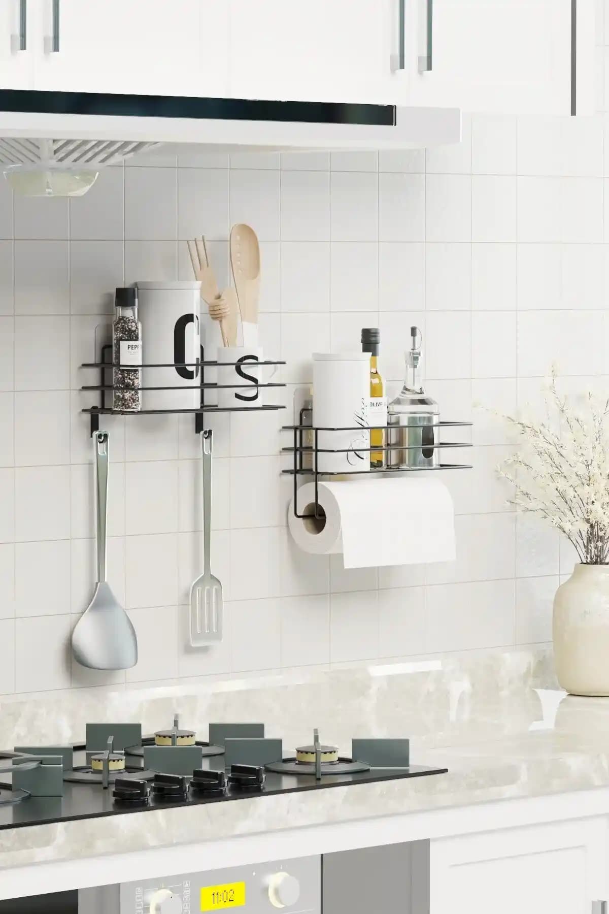 Yapışkanlı mutfak düzenleyiciler ile fonksiyonel ve estetik mutfak organizasyonu sağlama