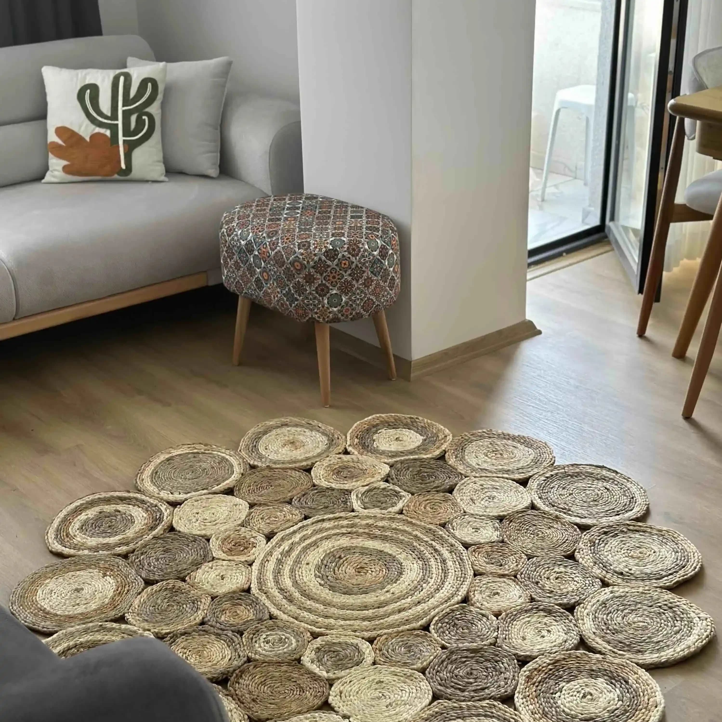 Yuvarlak Halı Dekorasyonunda Doğallık ve Şıklık Sağlayan Özellikler ve Kullanım Alanları