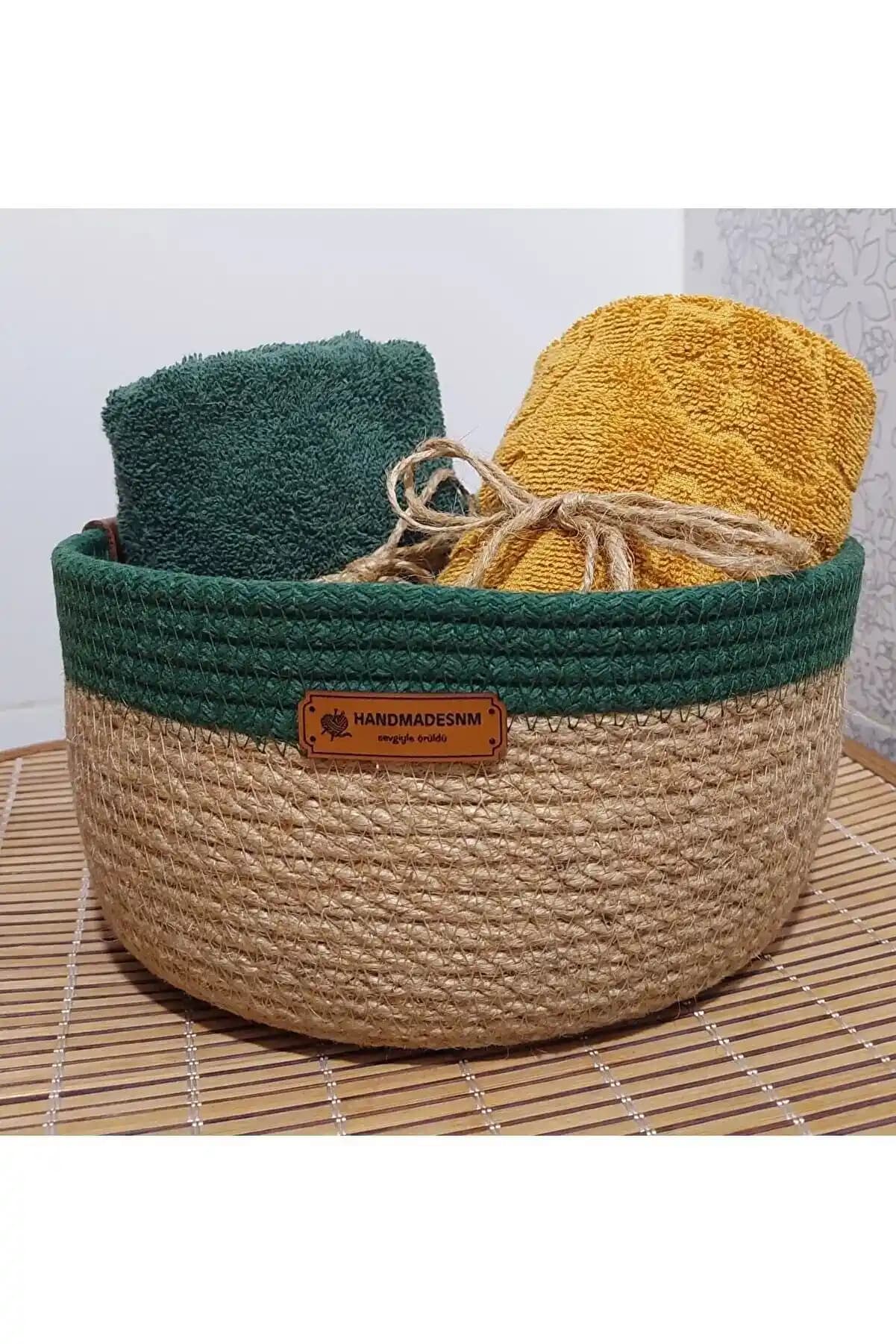 Zarif Havlu Sepetleri ve Dekoratif Sepetlerle Evinize Şık Dokunuşlar