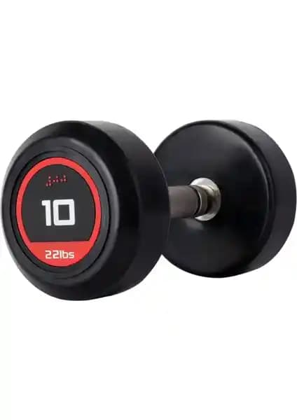 313 Spor 10 kg Olimpik Dambıl Kaucuk Kaplı Güç ve Dayanıklılık İçin Uygun Seçenek