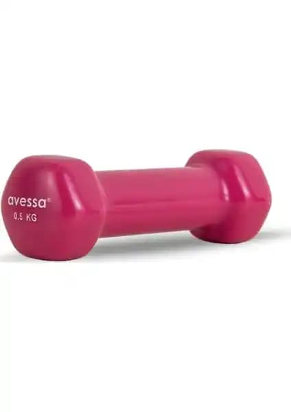 Avessa Pembe Dumbell 0.5 kg Evde Spor ve Sağlıklı Yaşam İçin Uygun Bir Seçenek