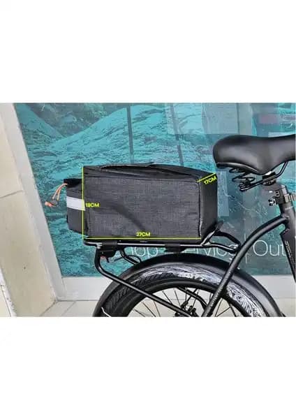 Bike And Art Siyah Bisiklet Bagaj Üstü Çanta: Dayanıklı ve Fonksiyonel Tasarım