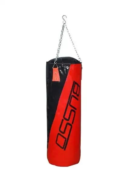 Busso Boks Torbası 60X25 Zincir Aparatlı Kırmızı Spor ve Antrenman İçin Uygun