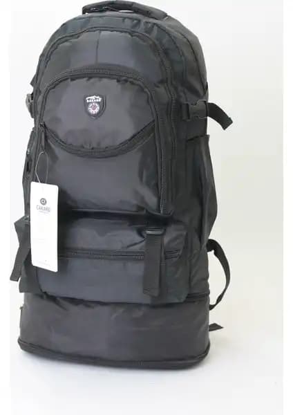 Cakard Körüklü Dağcı Sırt Çantası 0504 Siyah - Dayanıklı ve Fonksiyonel Outdoor Çanta