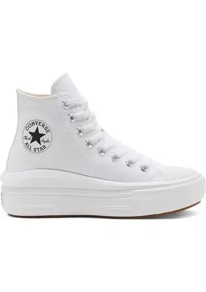 Converse Chuck Taylor All Star MOV Kadın Beyaz Sneaker Şık ve Konforlu Günlük Ayakkabı