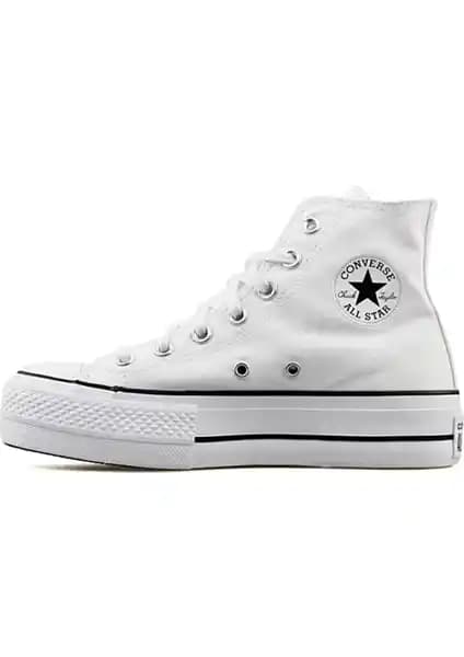 Converse Chuck Taylor All Star Platform Beyaz Kadın Sneaker Günlük Şıklık ve Rahatlık Sunar