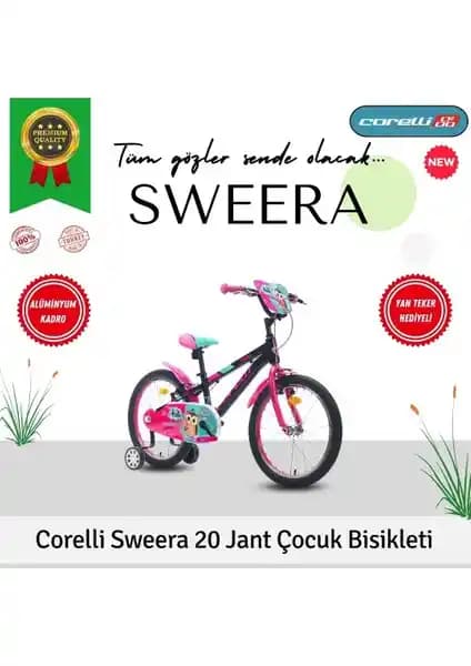 Corelli Sweera 20 inç çocuk bisikleti detaylı inceleme ve kullanıcı değerlendirmeleri
