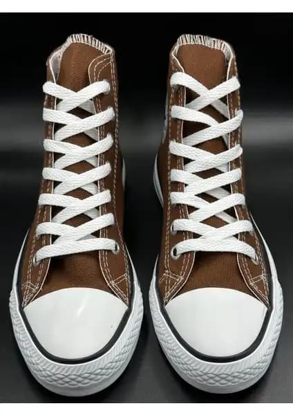 Daphnee Butik Unisex Beyaz Bilekli Uzun Boğazlı Spor Ayakkabı Günlük Kullanım İçin Modern Tasarım