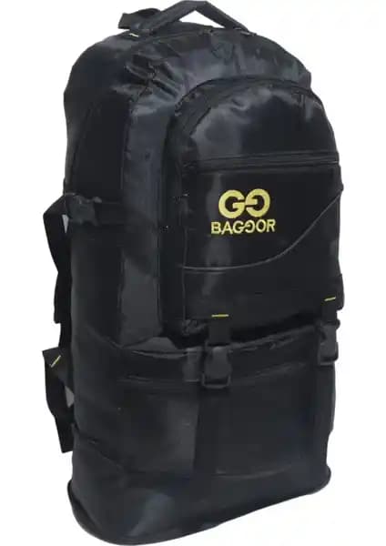 Dayanıklı 65 Litre Körüklü Su Geçirmez Çok Gözlü Kamp ve Seyahat Sırt Çantası