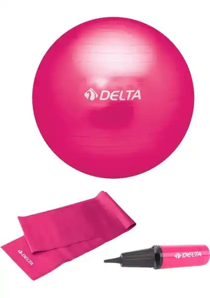 Delta 55 cm Pilates Topu ve Ekstra Ürünlerle Sağlıklı Yaşam Destekleri