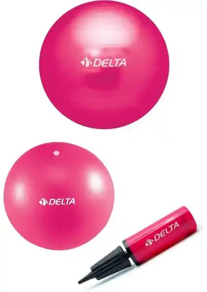 Delta 75 cm Pilates Topu Seti ile Sağlıklı ve Dengeyi Koruyan Egzersizler