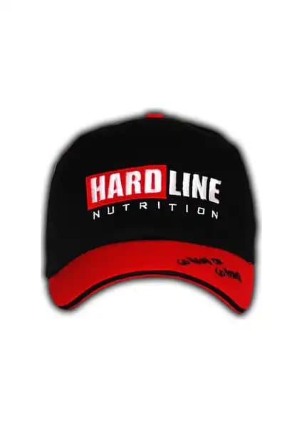 Hardline Amerikan Beyzbol Şapkası Siyah-Kırmızı Spor ve Günlük Kullanım İçin