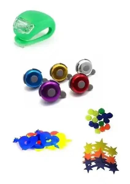 Hellove Çakarlı Işık Hediyeli Bisiklet Aksesuar Seti Güvenliği Artıran Pratik Çözüm