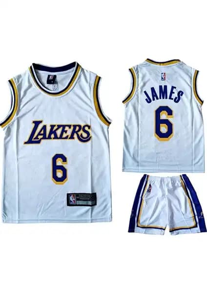 Hnsport Los Angeles Lakers Çocuk Basketbol Forması ve Şort Seti Tasarımı ve Özellikleri