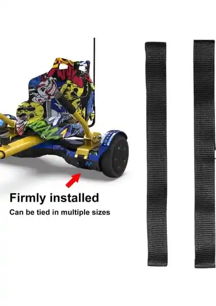 Hoverkart ve hoverboard uyumlu cırt cırt seti ile güvenli bağlantı sağlayın