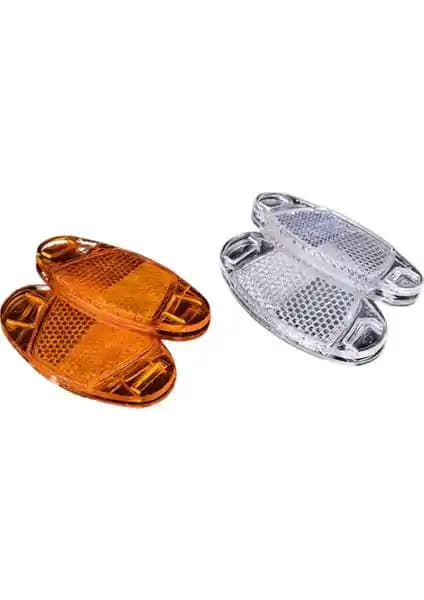 HSGL Bisiklet Ön Arka Jant Reflektörü 4’lü Set Güvenlik ve Görünürlüğü Artırıcı