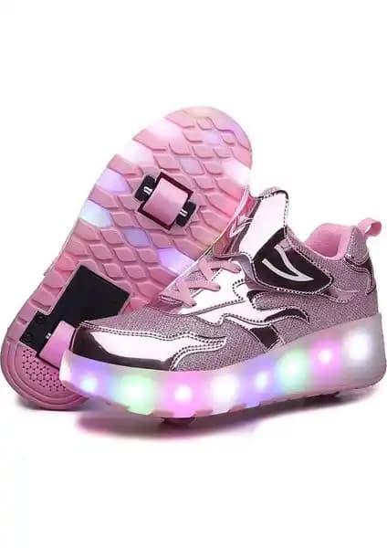 Jimmy Fois 4 Tekerlekli USB Şarj LED Işık Yayan Paten Ayakkabı İncelemesi ve Kullanıcı Yorumları