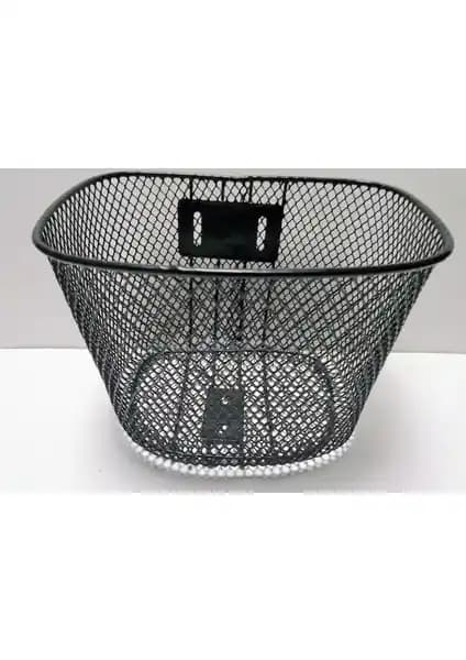 KNT Siyah Ön Bisiklet Sepeti Çocuklar İçin 12-20 Jant Uyumlu Dayanıklı Tasarım