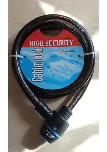KNT Zhongli Kablo Kilidi 15x1500 mm Güvenlik ve Dayanıklılık Sunan Taşıt Kilidi
