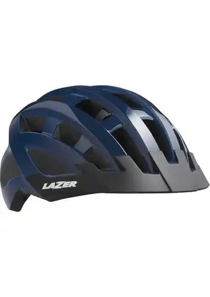 Lazer Compact CE-CPSC Koyu Mavi Bisiklet Kaskı Güvenlik ve Konfor Sunar