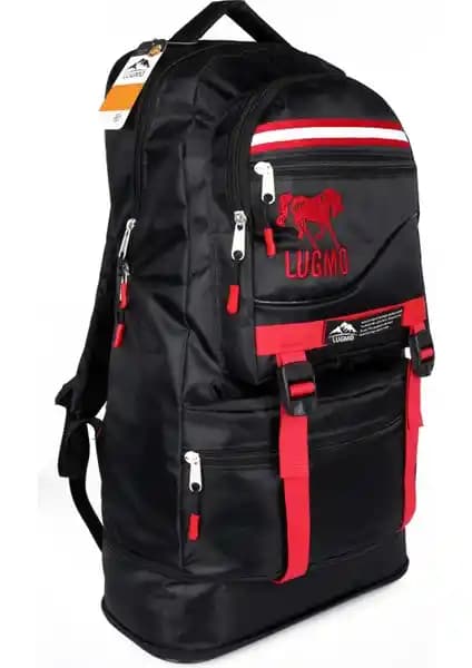 Lugmo Reflektörlü Dağcı Sırt Çantası 65 Litre Geniş Kapasiteli ve Dayanıklı Tasarım