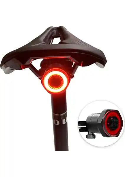 Meroca Akıllı Bisiklet Arka Fren Lambası Güçlü ve Dayanıklı Güvenlik Çözümü