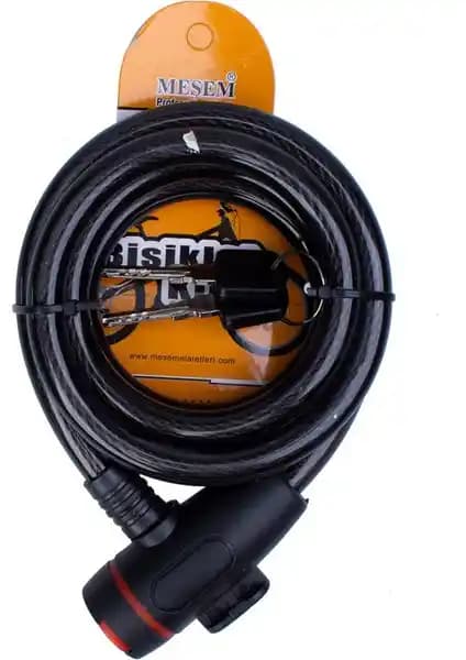 Meşem Bisiklet Kilidi 150CM MESEM-602 Güçlü ve Dayanıklı Güvenlik Çözümü