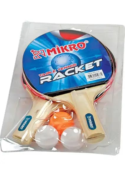 Mikro Raket Seti İkili A-02: Eğlence ve Spor Aktiviteleri İçin Uygun ve Ekonomik Çözüm
